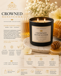 🍯 Crowned Honeycomb Luxury Candle