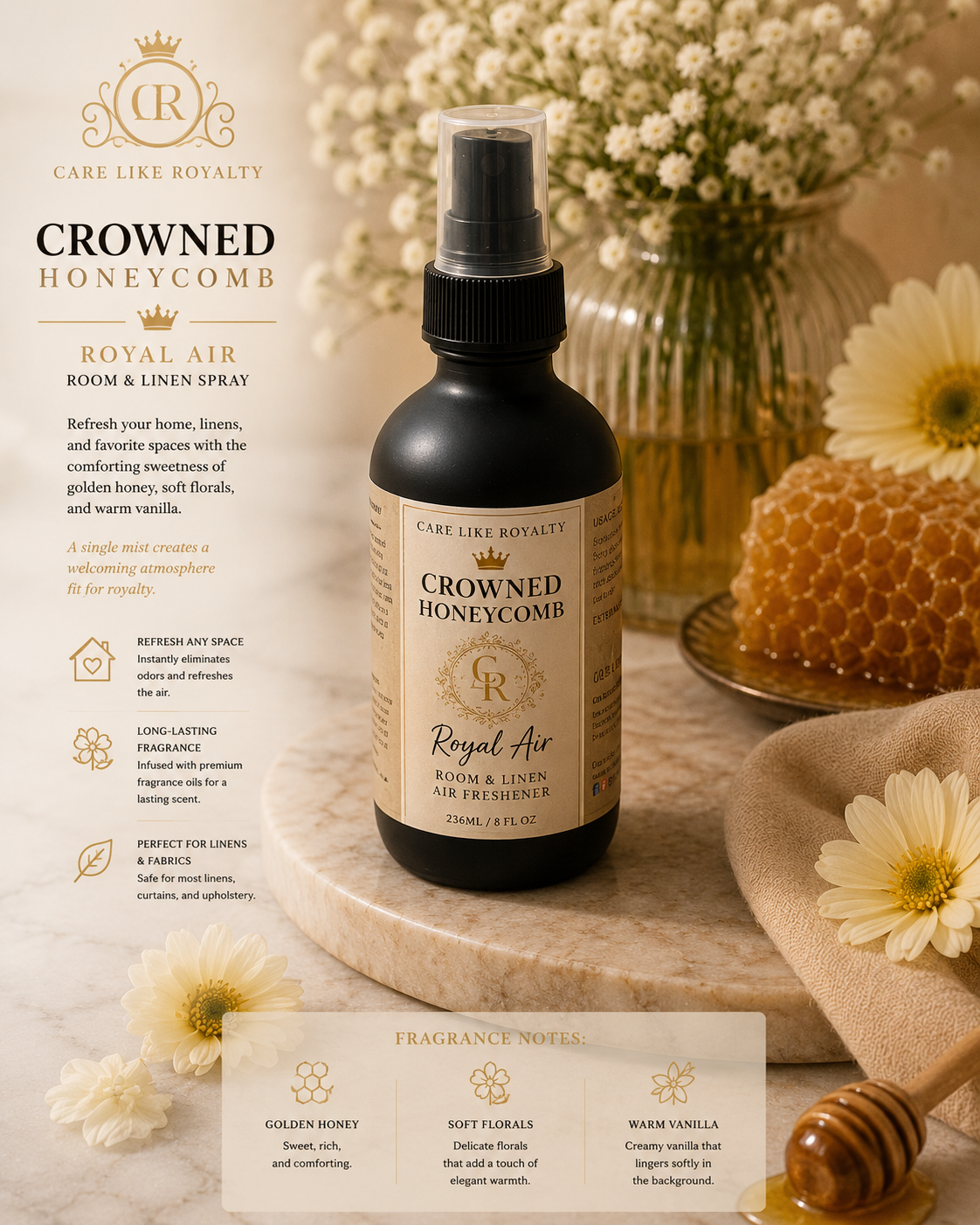👑 Crowned Honeycomb Royal Air