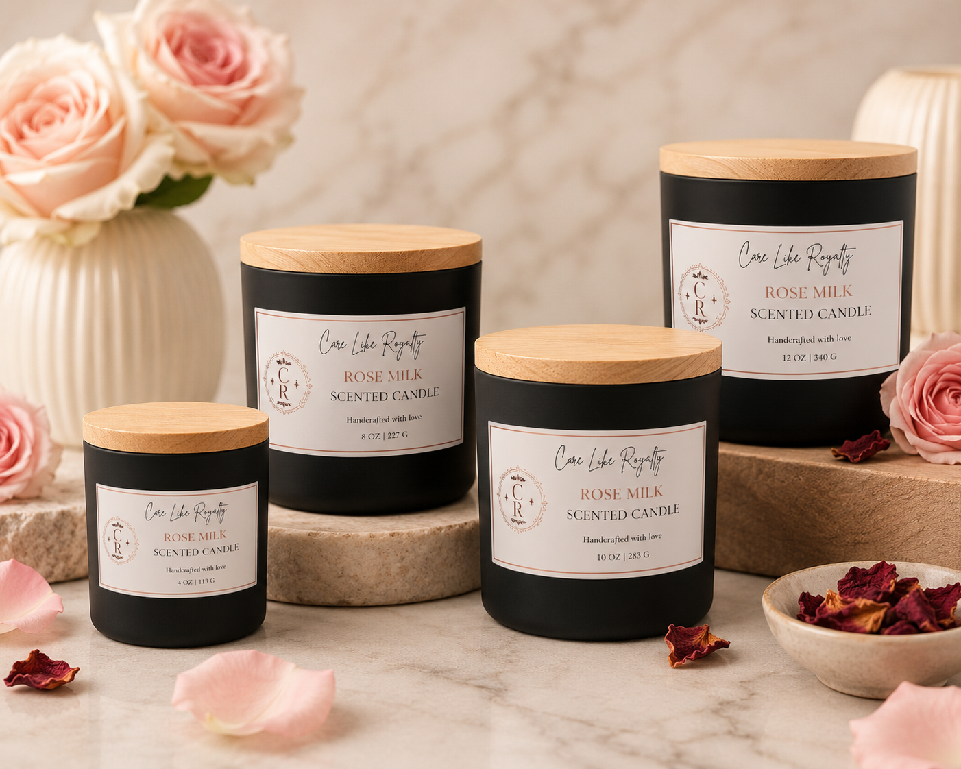 🌹 Rose Milk Luxury Candle